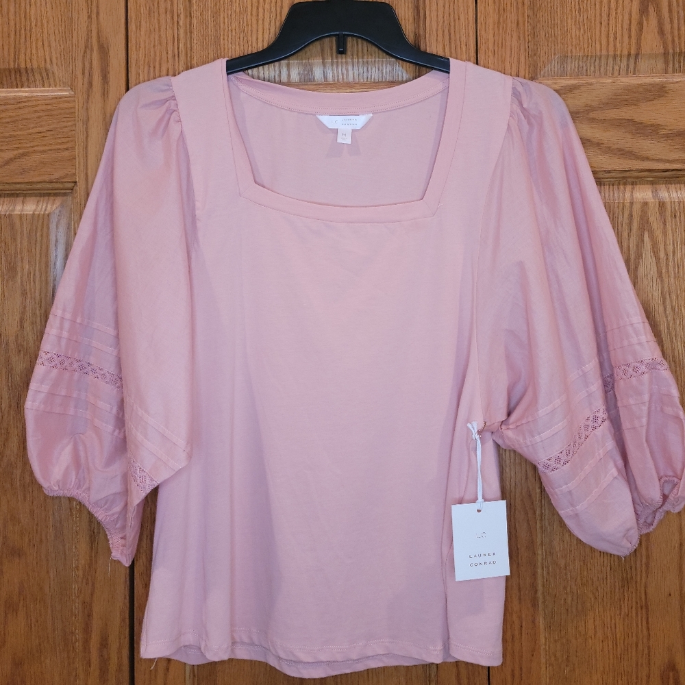 NWT LC LAUREN CONRAD Ana Pink Volume